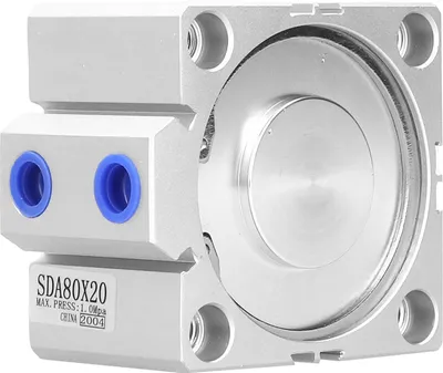 Produktbild von Pneumatikzylinder, dünnwandig, einfachwirkend, Aluminium, Hardware-Ausrüstung, SDA80x20 Bohrung