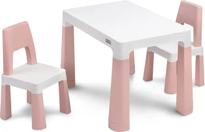 Produktbild von Kindertischset mit 2 Stühlen Toyz MONTI rosa