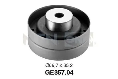 Produktbild von SNR GE357.04 Umlenkrolle Zahnriemen für AUDI 100 Limousine (44, 44Q, C3) COUPE (89, 8B) 90 (89, 89Q, 8A, B3) 100 Avant (44, 44Q, C3) COUPE (81, 85)