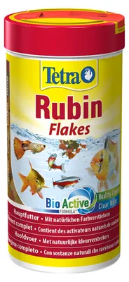 Obrázek produktu pro Tetra Rubin Flakes 250ml - barvicí krmivo pro ryby Tetra