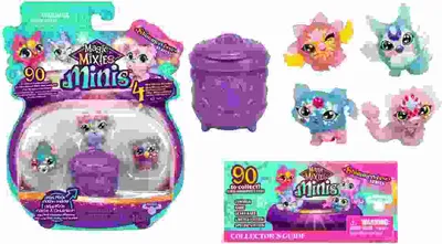 Produktbild von Invento Magic Mixies Mini Sammelfiguren-Set, 4er Pack, keine Vorauswahl. Sammle alle 90 Minis, auch die seltene aufleuchtende Heira Limited Edition.