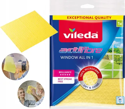 Zdjęcie produktu dla Ściereczka Vileda ACTIFIBRE okienna 1 szt.