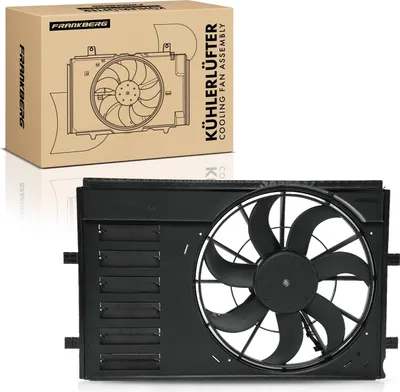 Productafbeelding van Frankberg 1x Motorradiateur Enkele ventilator