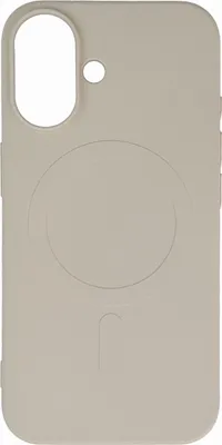 Zdjęcie produktu dla Hurtel Liquid Silicon case Magsafe, Pokrowiec, Apple, iPhone 16, 15,5 cm (6.1"), Beżowy