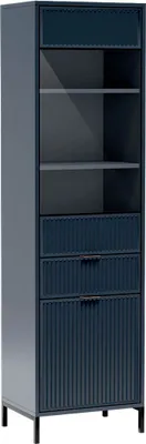 Produktbild von LS-5 Vitrine, Hochschrank, Regal, Bücherregal, Glas, Kommode Indygo