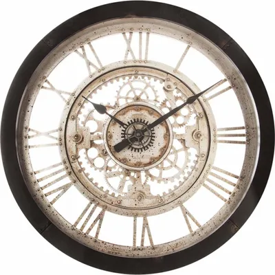 Produktbild von Atmosphera Jj2262 Wanduhr Schwarz  Schwarz One Size