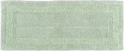 Produktbild von HOMESCAPES Badläufer salbeigrün 40x100 cm aus 100% Baumwolle