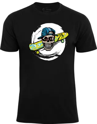 Produktbild von Cotton Prime® T-Shirt Summer Skull XL schwarz