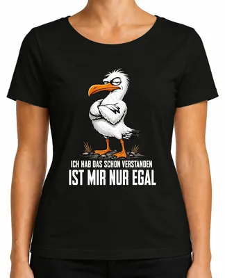 Imagen del producto de Camiseta para mujer, color , talla XL, con el texto: "Ya lo entiendo, me da igual". (Estilo sarcástico)