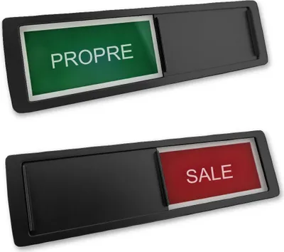 Image de CombiCraft panneau coulissant "Propre-Sale" 178 x 50mm - 5 pièces