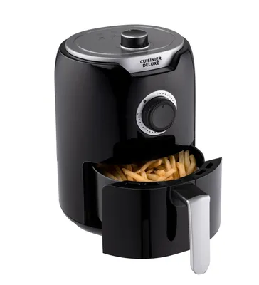 Obrázek produktu pro Horkovzdušná fritéza Cuisinier Deluxe - Fritéza - zdravé fritování - s časovačem - 2 litry