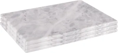 Produktbild von Argon Ta Rectangle Marmor Serving Platters - Rustikale Hausbar Küche Esstisch Gedeck - 30 x 20 cm - Grau - 3er Pack