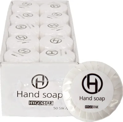 Immagine prodotto di Hygostar 556218 Barre di sapone rotonde bianche plissettate