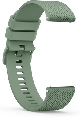Zdjęcie produktu dla Silikonowa opaska na rękę 20 mm, czarna, do smartwatcha