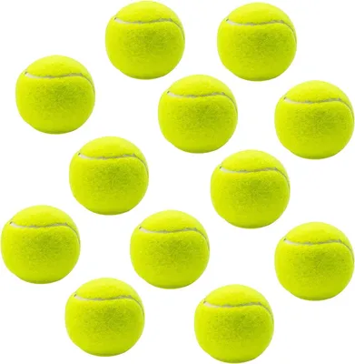 Produktbild von 12 Stück Tennisbälle für Hunde, Strandtennis, Kinder und Sporttraining