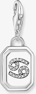 Image de Thomas Sabo Cancer signe du zodiaque breloque pendentif en argent sterling