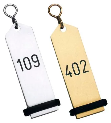 Productafbeelding van Sleutelhangers voor hotels, zilverkleurig