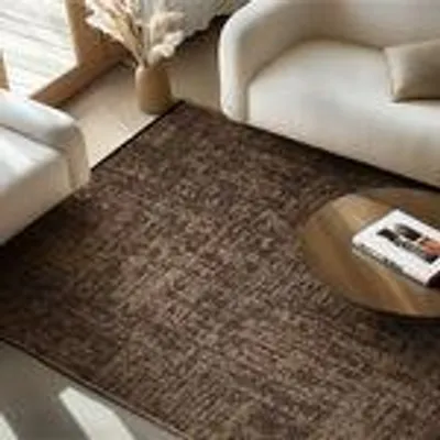 Zdjęcie produktu dla Nowoczesny dywan w stylu boho, wzór vintage i komfort z szenilu do salonu, sypialni, biura i kuchni, rozmiar: 240 x 340 cm, Kolor: Brązowy