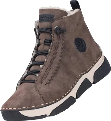 Image de Rieker Damen Stiefelette gefüttert Braun