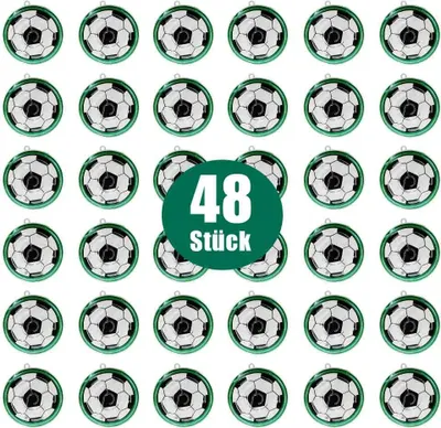 Produktbild von 48 Stück Geduldspiel Fußball Motiv - ca. 5,5 cm