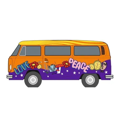 Image de Carrera VW Bus T2b 'Peace and Love' 1:32