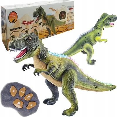 Zdjęcie produktu dla Interaktywny Zdalnie Sterowany Dinozaur Chodzi Led Dla Dzieci T-Rex Dźwięk