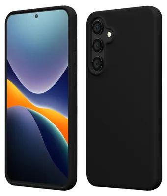 Produktbild von kwmobile Handyhülle für Samsung Galaxy S24 FE Hülle - Case Silikon - Kabelloses Laden - Schutzhülle Cover in Schwarz