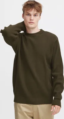 Produktbild von Solid SDHami Herren Pullover Sweater Pulli mit Rundhals Rippbündchen Baumwollmischung Comfort fit