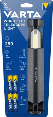 Zdjęcie produktu dla Varta Work Flex, LED, IPX4, Czarny