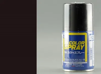 Produktbild von Mr Hobby - Gunze S-092 - Color Spray (100ml)), Semi Gloss Black