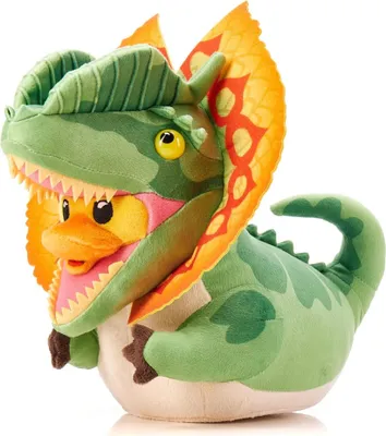 Zdjęcie produktu dla TUBBZ Jurassic Park: Dilophosaurus Plushie, Zabawka kaczka, 3 lat(a)