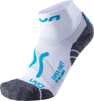 Produktbild von Uyn Woman Run Super Fast Socks White/Turquoise White/Turquoise 39-40
