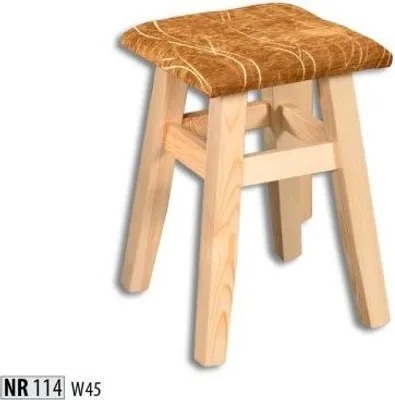 Image de Tabouret Tabouret en bois Pin massif NOUVEAU travail manuel Véritable bois