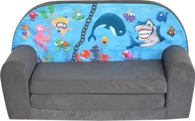 Produktbild von Kindersofa "MINI" zum Aufklappen Ocean II W386 11 FORTISLINE