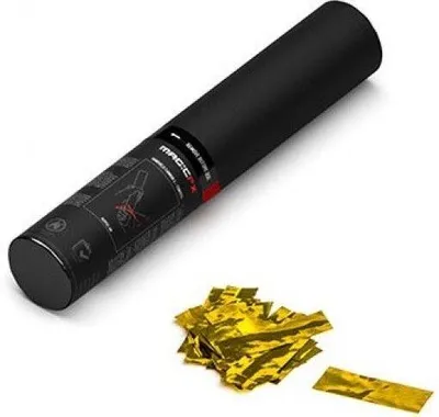 Produktbild von Magic FX Handbetriebene Konfettikanone S 28cm - Gold Metallic
