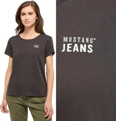 Produktbild von MUSTANG Damen, T-Shirt Alma, S, Schwarz, sport, tshirt, shirt