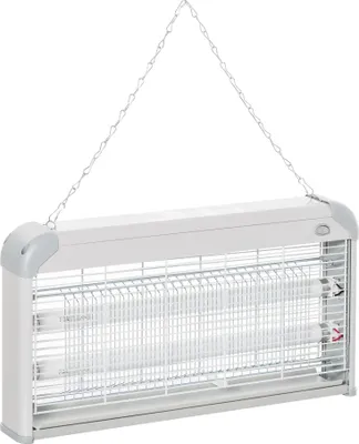 Produktbild von Elektrischer Insektenvernichter - Mückenlampe - 30 W - 60 m² - 48,5×8,5×26,5 cm - Hellgrau