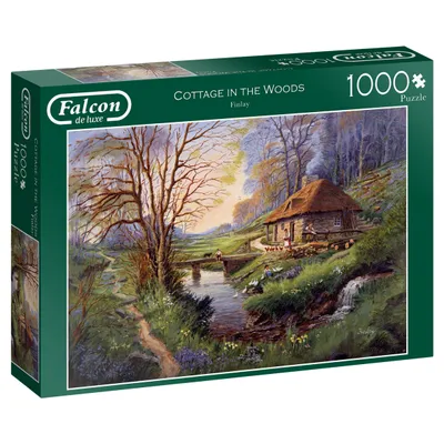 Produktbild von Falcon de luxe Cottage in the Woods - 1000 Teile, 1000 Stück(e), Landschaft, 12 Jahr(e)