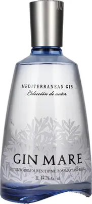 Image de Gin Mare Mediterranean Gin 42,7% Vol. 1l