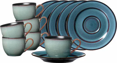 Produktbild von Ritzenhoff & Breker Bali Espressotasse mit Untertasse 90 ml 6er Set