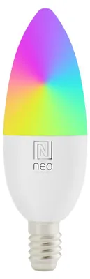 Obrázek produktu pro Smart žárovka LED E14 Immax NEO 4,8W RGB+CCT, stmívatelná, C37, zigbee