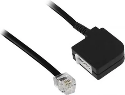 Produktbild von Wentronic RJ-11/TAE F Adapter, RJ-11 M, TAE F FM, männlich/weiblich