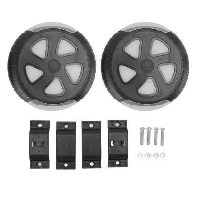 Image de 1 paire de lumières pour poussettes, étanches, faciles à installer, lumières LED pour poussettes, lumières de sécurité pour les personnes en fauteuil roulant