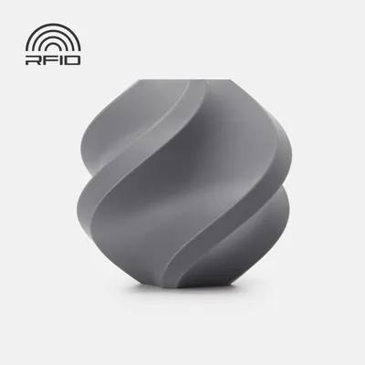 Produktbild von Bambu Lab PETG Matte Filament 1kg Mit Spule Grau (35102)