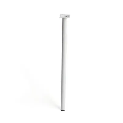 Obrázek produktu pro Nohy Rei 401g válcové ocelové bílé moderní (Ø 3 x 70 cm)