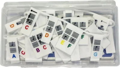 Produktbild von INF 88-Tasten Silikon Klaviertastatur Aufkleber Mehrfarbig