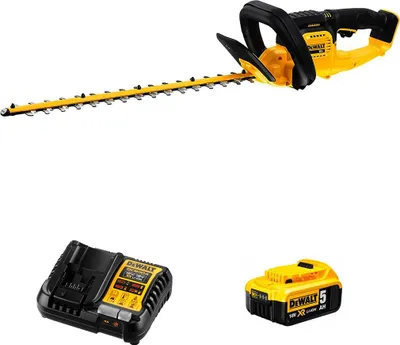Produktbild von Heckenschere DeWALT DCMHT563P1 (1 x 5,0 Ah + DCB1104)