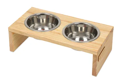 Obrázek produktu pro Animood Stojan na misky pro psy Gloria natural S