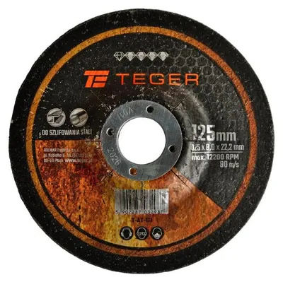 Produktbild von Korund-Schleifscheibe 115 x 6,4 mm, 5er-Packung, TEGER