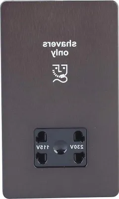 Image de Plaque à vis, brun foncé/noir, 115/230 V
